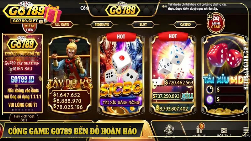 Cổng game Go789 xứng đáng là bến đỗ hoàn hảo cho bet thủ dừng chân